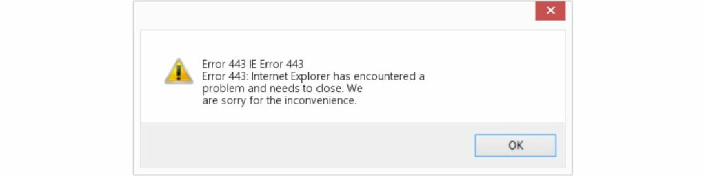 error 443