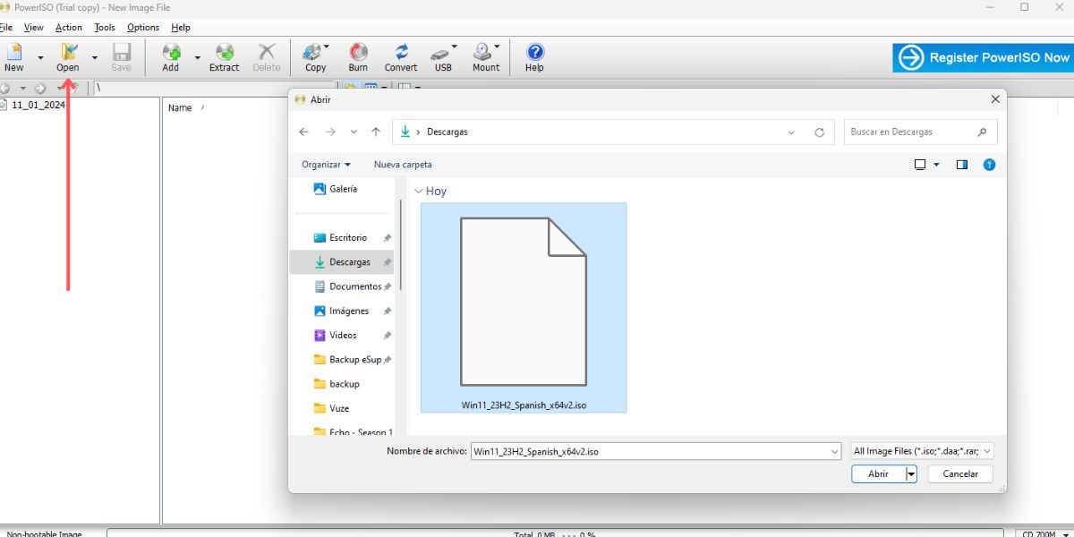 quemar windows iso en dvd