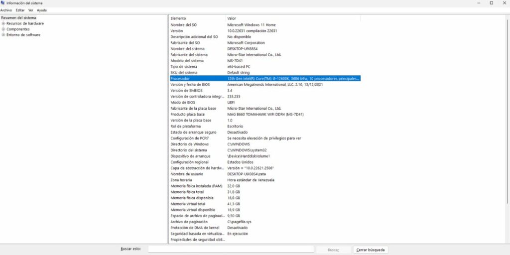 verificar el procesador de tu pc