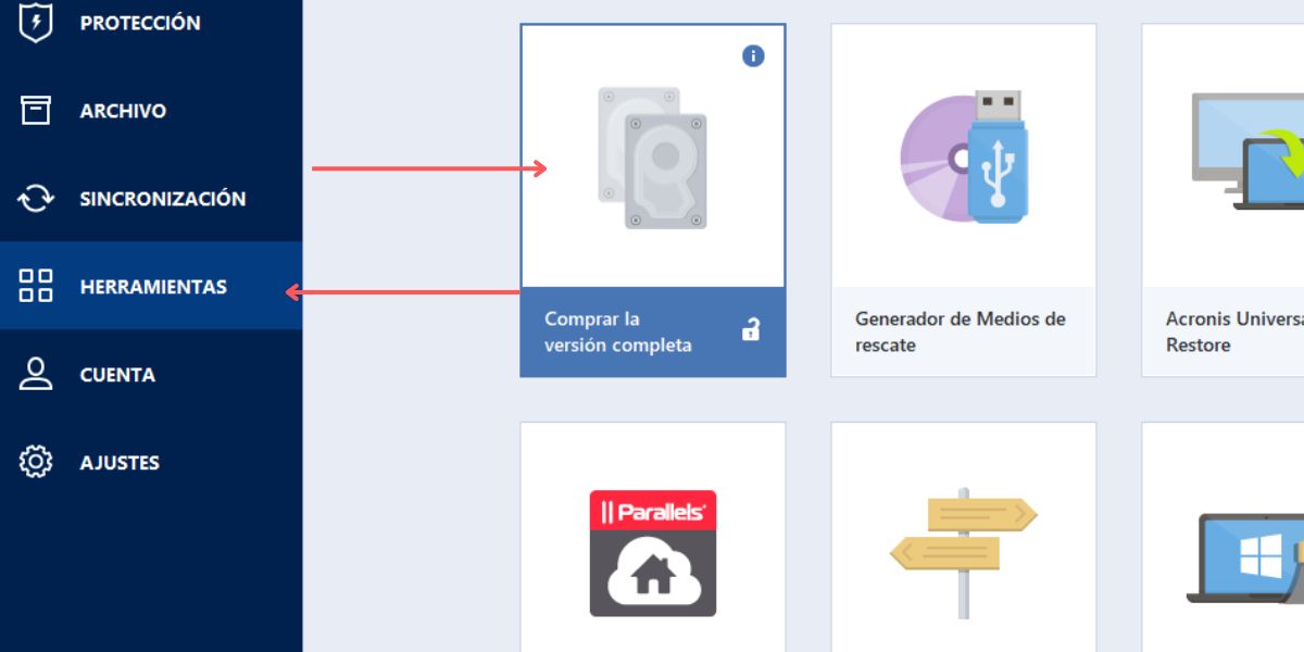 clonar disco acronis